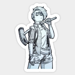 Hammer Girl Sticker